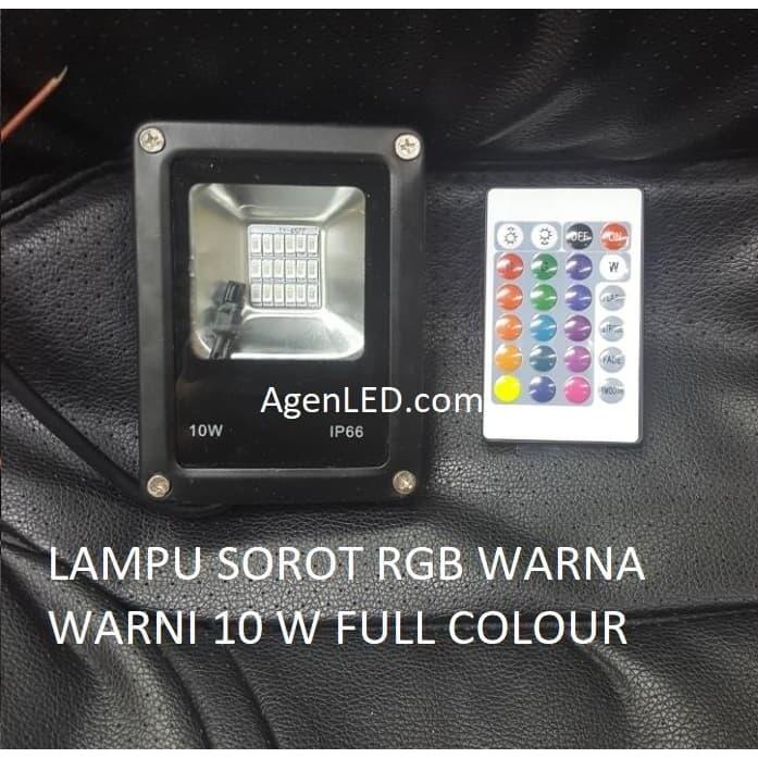 Philips - Lampu Led Sorot 10W Flood Light Lampu Tembak Rgb Warna Warni 10 W Watt