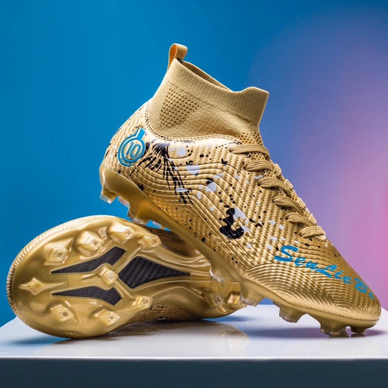 Men Professional Football Shoes Society Cleats Soccer Shoes Original Indoor Football Field Boots