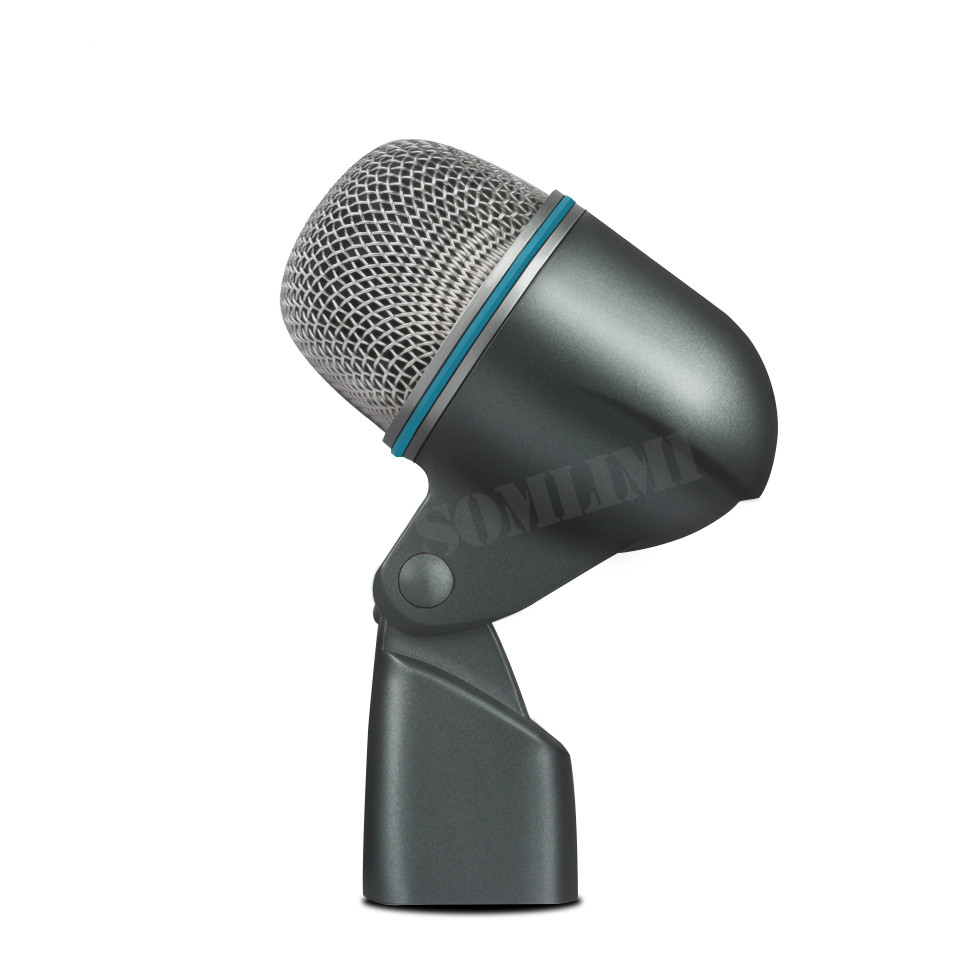 SOMLIMI B- 52A Drum Microphone Instrument Kick Drum Bass Mic(Metal)Dynamic Drum Snare Kick