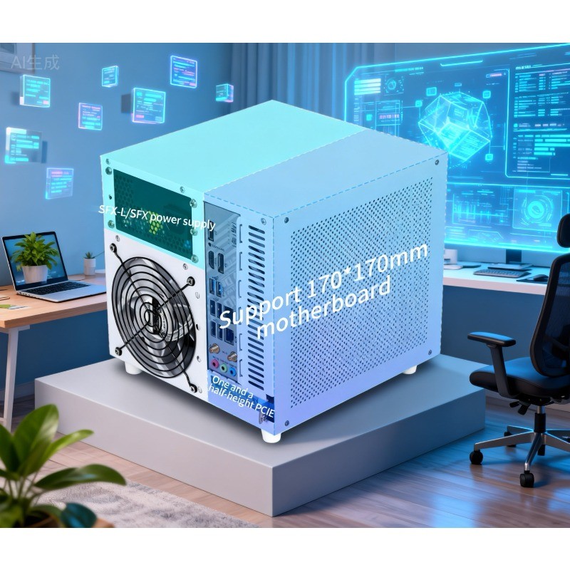 Ursa Minor NAS Case 4-Bay with Backplane ITX Main Board Support SFX/SFX-L Power Supply Flying Bull