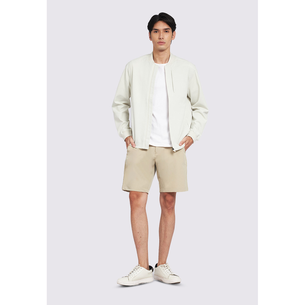 Executive 4-Way Stretch Chinos Short Pants Beige