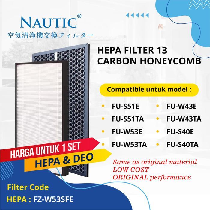 Adapted Filter untuk Sharp FU-S51TA FU-S40TA FU-W53TA FU-S40E FZ-S51SE Gratis Ongkir