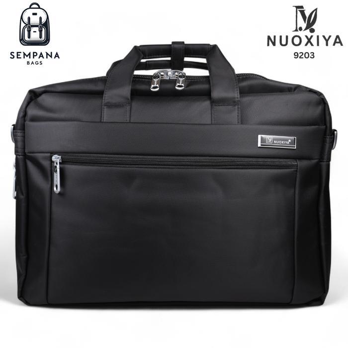 NUOXIYA 9203 Tas Selempang Laptop / Tas Kantor Pria Eksekutif Multifungsi / Tas Laptop Suitable for