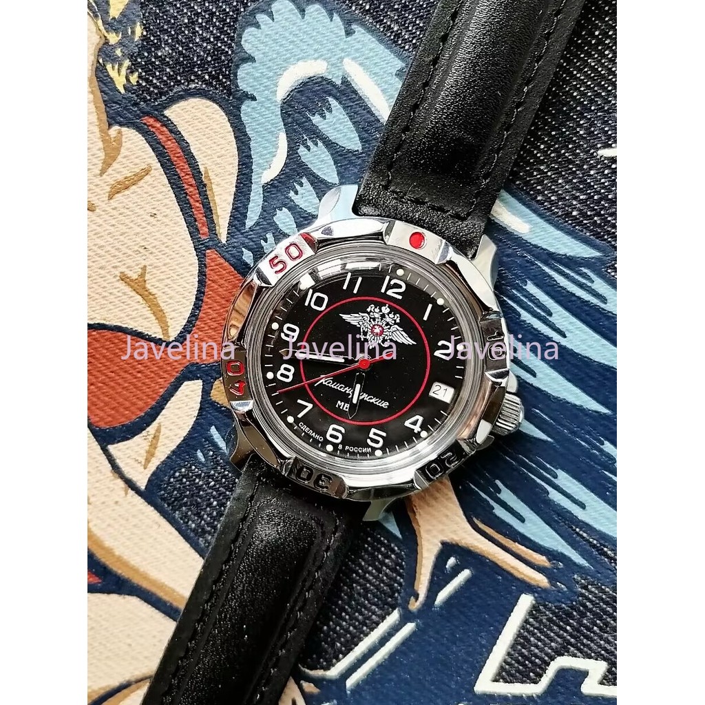 VOSTOK Watch Ministry of Interior Red Star Commander Manual Mechanical Military Watch Outdoor