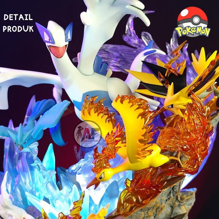 Action Figure Pokemon Legendary Bird Zapdos Moltres Articuno & Ancient Pokemon Kyougre Groudon
