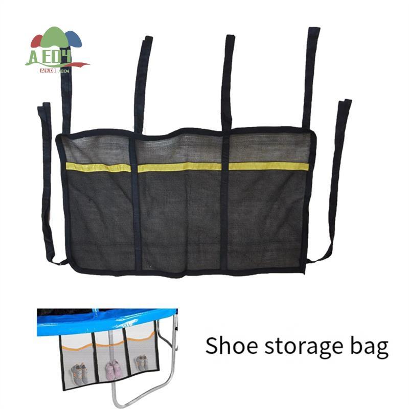 AED4-Trampoline Shoe Storage Trampoline Storage Mesh Bag For Most Trampoline,Fitness Trampoline