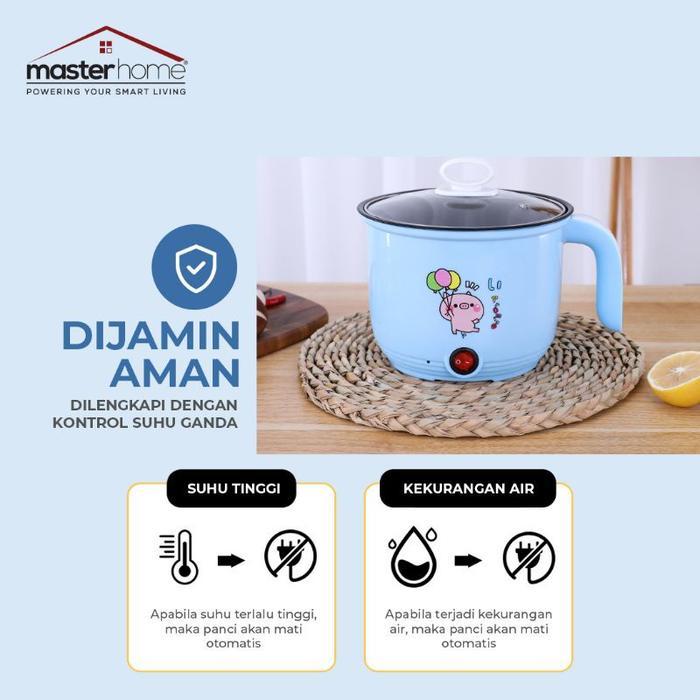 MASTERHOME PANCI ELEKTRIK MINI / PANCI LISTRIK FREE KUKUSAN / PANCI PENGGORENG