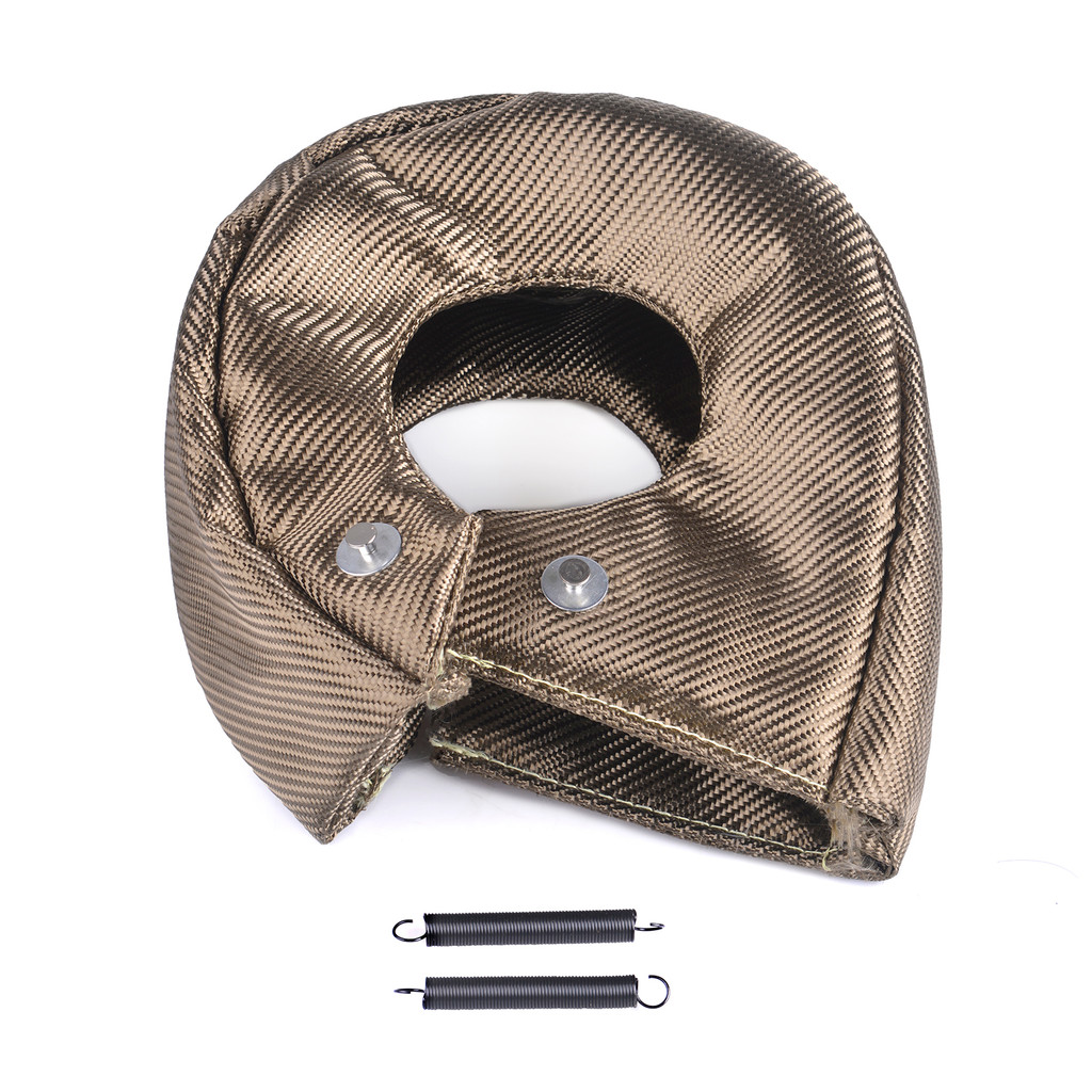 Terbaik Turbo heat shield TITANIUM T2/T3/T4/T6 turbo blanket for Any T2/T3/T4/T6 TurboCharger barrie