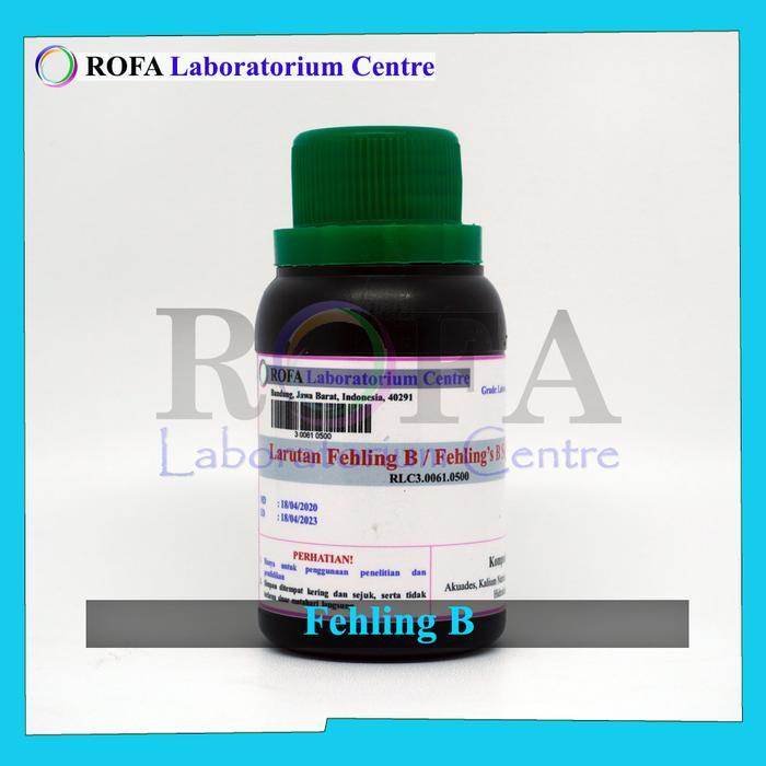 JTTOP" LARUTAN FEHLING B / FEHLING B SOLUTION / REAGEN FEHLING B / LARUTAN UJI GULA 100