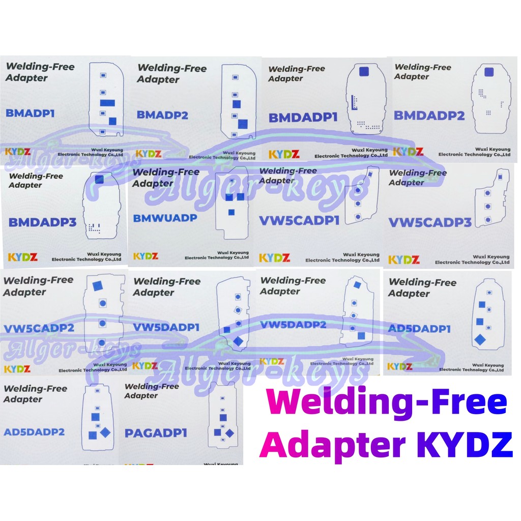 Algernon-keys KYDZ MQB49 5C 5D MQB Reading adapter BDC G Key BCP U Key LCD Key use KYDZ CUBE KYDZ