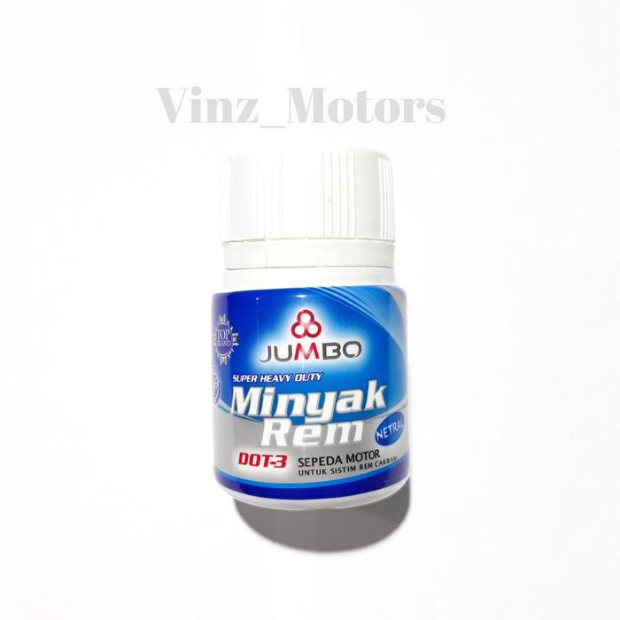 MINYAK / OLI REM MOTOR JUMBO DOT 3 - PRESTISE WARNA MERAH 50ML