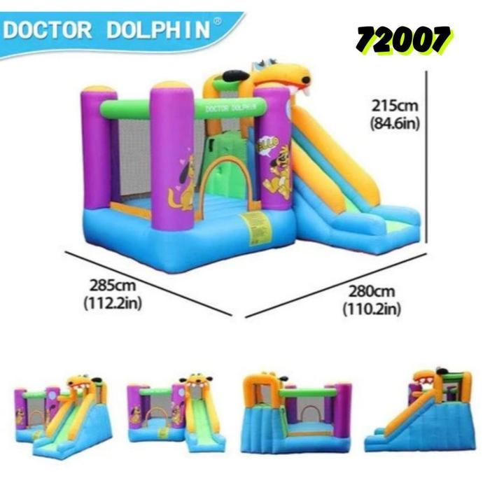 Mainan Rumah Istana Balon Bouncy Castle Balloon Bouncer Balon Happy Birthday Istana Balon Perosotan 