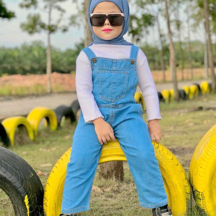 OVERALL MAXY - Overall Jeans Anak Laki - Laki dan Perempuan 1-4Tahun Baju Kodok Anak Laki-Laki