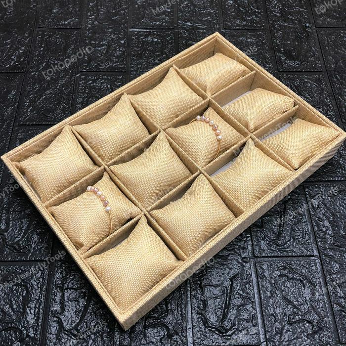 Tempat Gelang Display Toko Emas/Tempat Gelang Bahan Canvas Eco