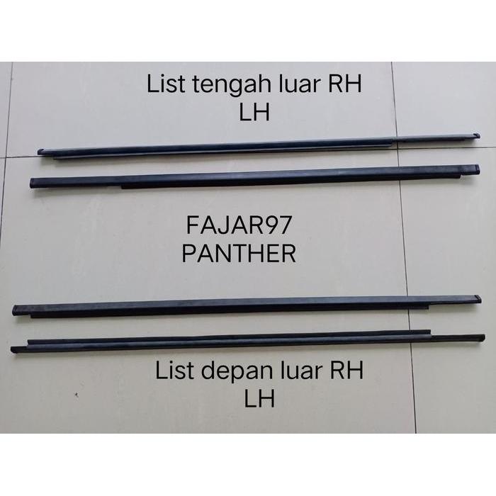 Weather strip out Panther/Pelipit karet kaca luar Panther