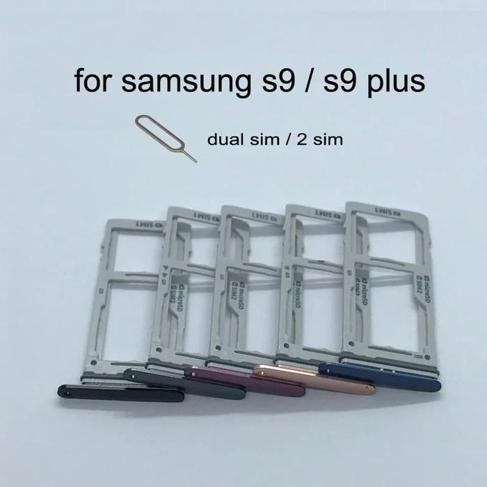 SIM TRAY DUDUKAN SIM SAMSUNG GALAXY S9 G960 S9 PLUS G965 DUAL SIM
