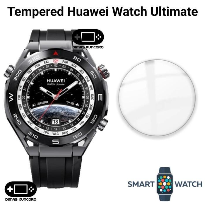 TEMPERED HUAWEI WATCH ULTIMATE ANTORES GLASS PELINDUNG LAYAR LCD JAM