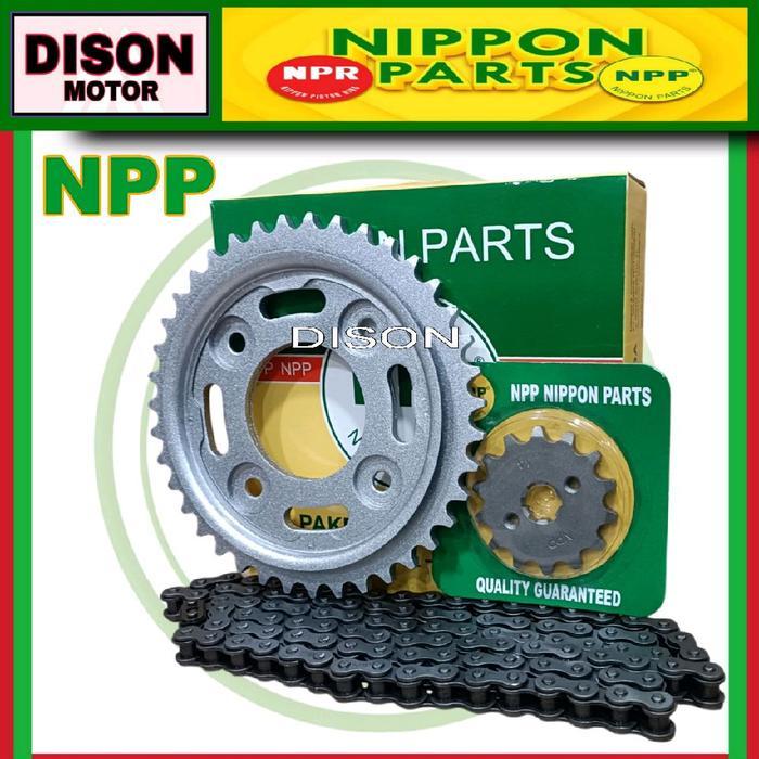 Gercep Gir Set Npp Supra X 125 Pgm Fi Original Girset Gearset Gear Set Supra X 125 Fi Npp Rantai