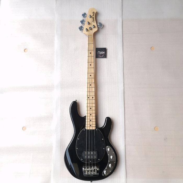 Gitar Bass Musicman Sterling Ray 34 4st Black Maple (Electric Bass)
