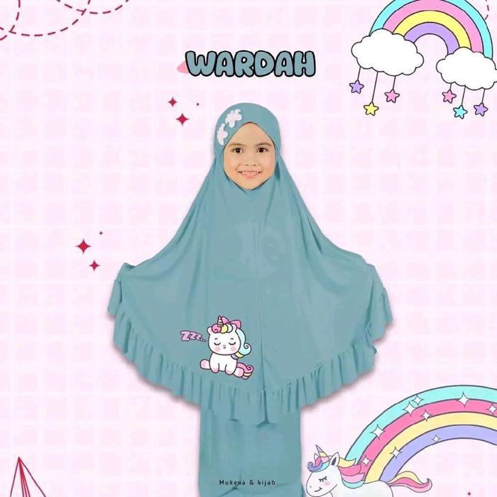 TERLENGKAP MUKENA ANAK PEREMPUAN LITTLE KUDA PONY LEMBUT MUSLIM PANJANG PINK ATASAN GAMIS INSTAN
