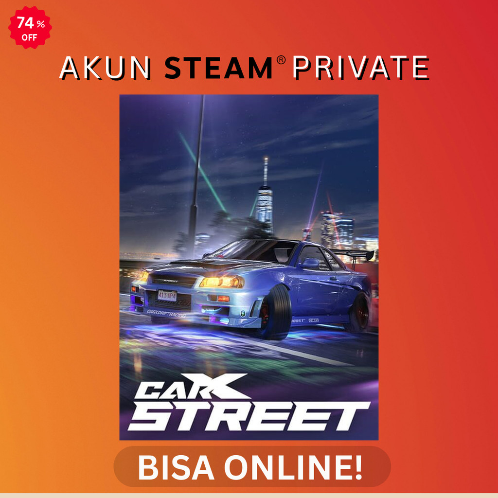CarX Street - Steam PC Original - Akun Private Online
