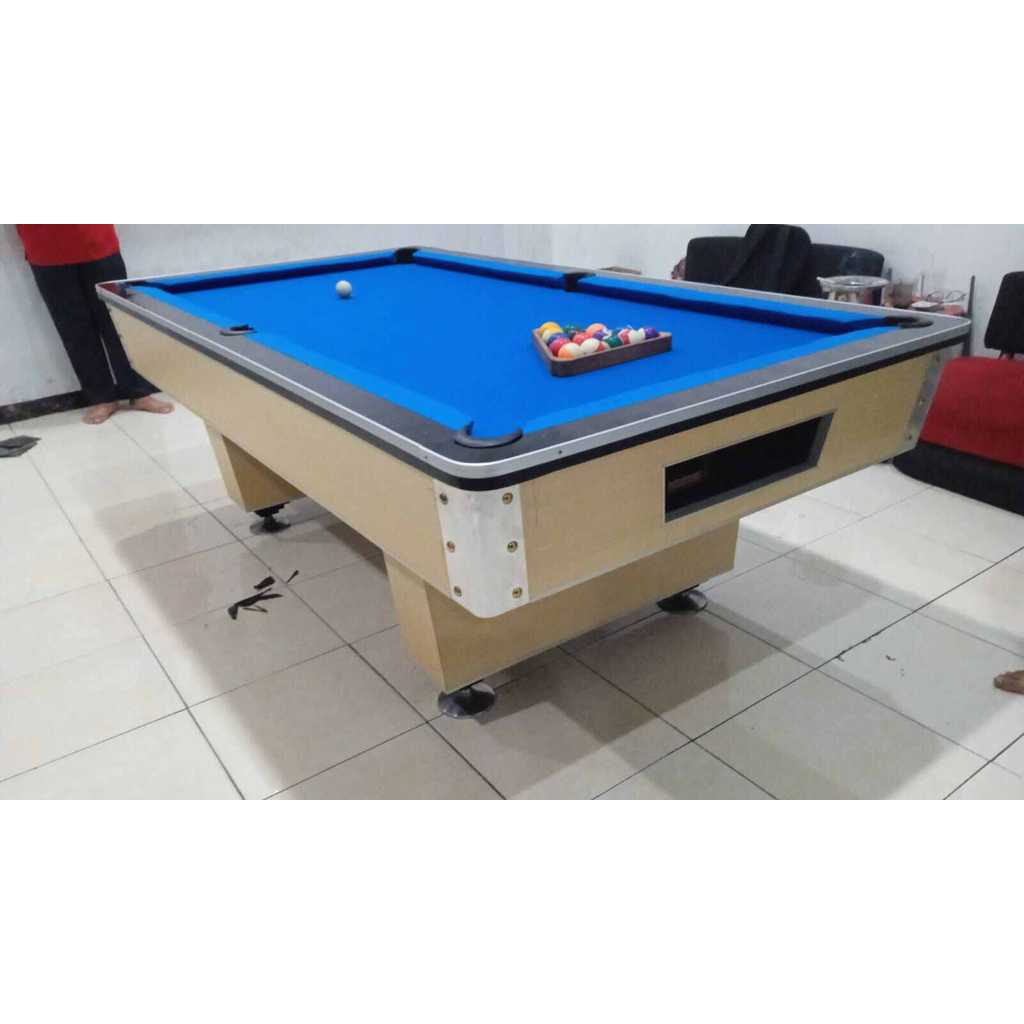 Meja 7feet ft billiard biliard bilyar pooltable full set perlengkapan
