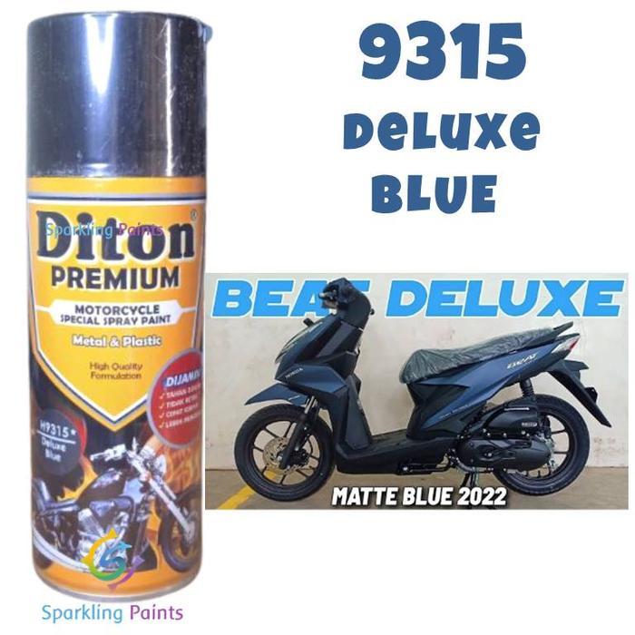 PROMO Pilox Diton Premium Honda Deluxe Blue H 9315 H9315 400ml Warna Biru Doff Dop Matte pilok pylox