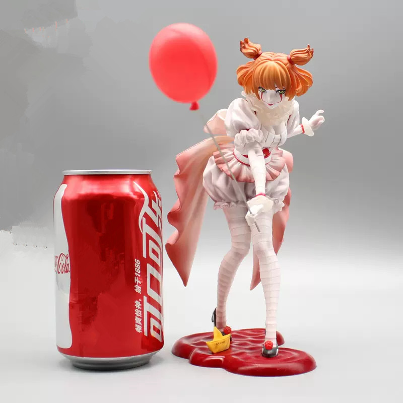 Anime Movie It Pennywise Figure Joker Girl Stephen King's It Clown Pvc Action Figure Anime Figure