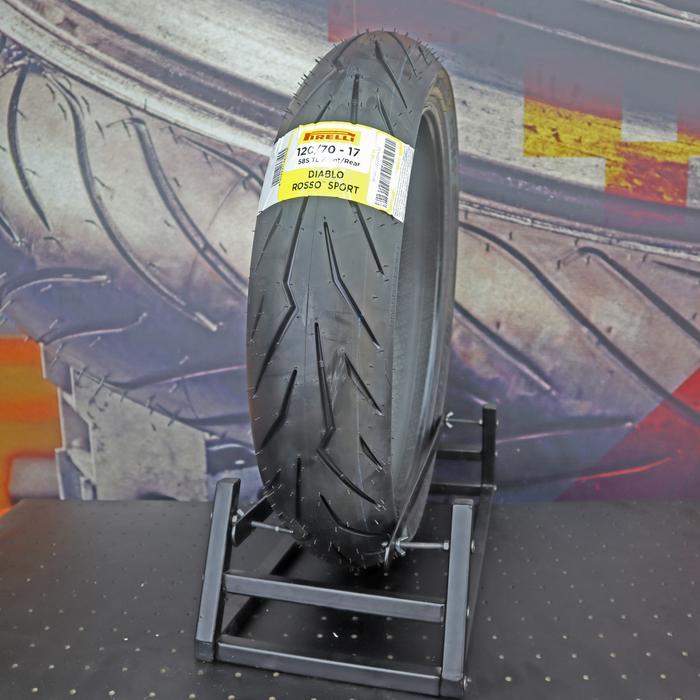 "New" Ban Pirelli Diablo Rosso Sport Tubeless Ukuran Upsize 100/80-17, 120/70-17, 130/70-17,