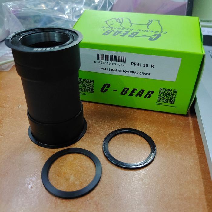 C-Bear Pf41 30 R Bottom Bracket Ceramic C Bear Pf41 30Mm Rotor Spindle Crank-Race