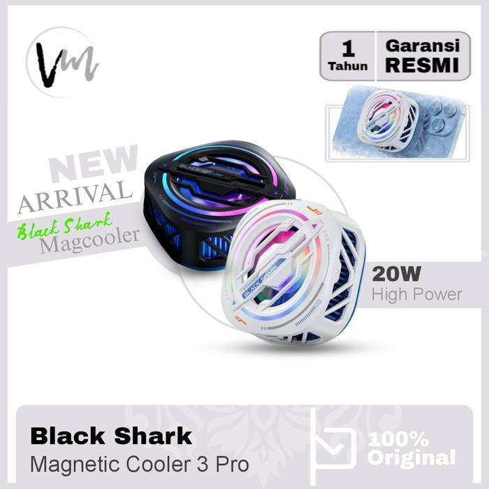 BERGARANSI Black Shark Magcooler 3 Pro Magnetic Cooler Phone Gaming Funcooler