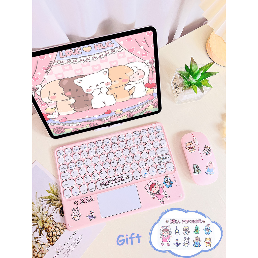 9 10 11 Inch Ipad Keyboard Mouse Wireless Bluetooth Teclado For Ipad Pro Air 4 Tablet Android Ios