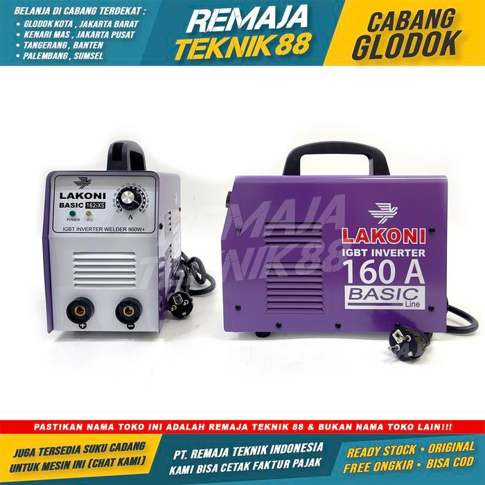 MESIN LAS TRAFO/ LAKONI BASIC 162 IX / TRAVOLAS LISTRIK INVERTER 162IX