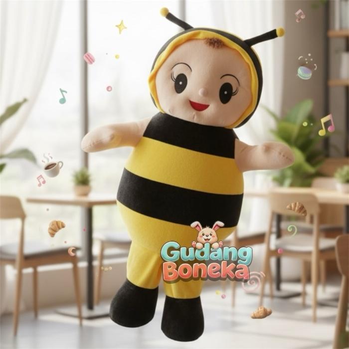 Boneka Lebah Jumbo 90 Cm / Hachi Jumbo