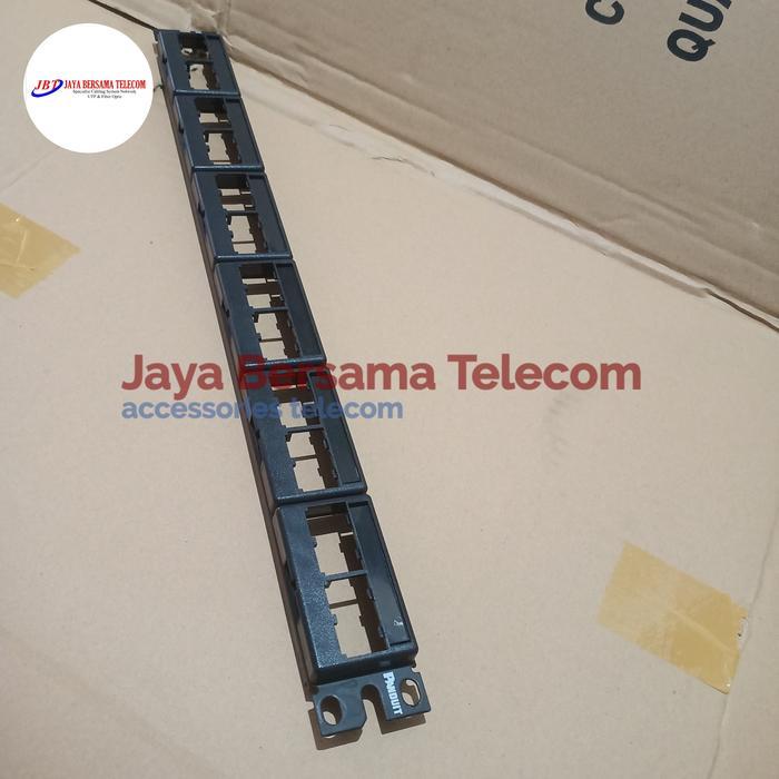Blank Patch Panel 24 Port Panduit Type Angle Second/bekas
