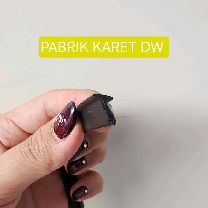 "New" Karet list T bodykit fender spakbor mobil karet Lis T - PABRIK KARET DW Car