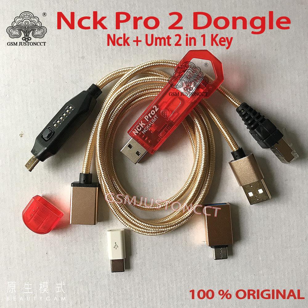 SPECIAL 2024 Newest Original NCK Pro Dongle NCK Pro2 Dongl +UMF ALL BOOT CABLE ( NCK DONGLE+UMT DONG