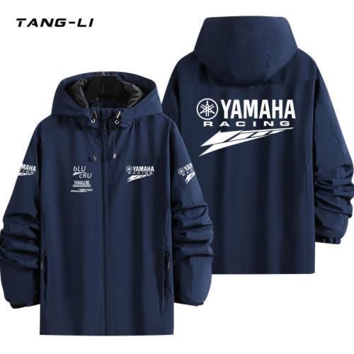 Yamaha Racing Suit, Yamaha Motorcycle Casual Riding Jacket, Outerwear, Submachine Jacket