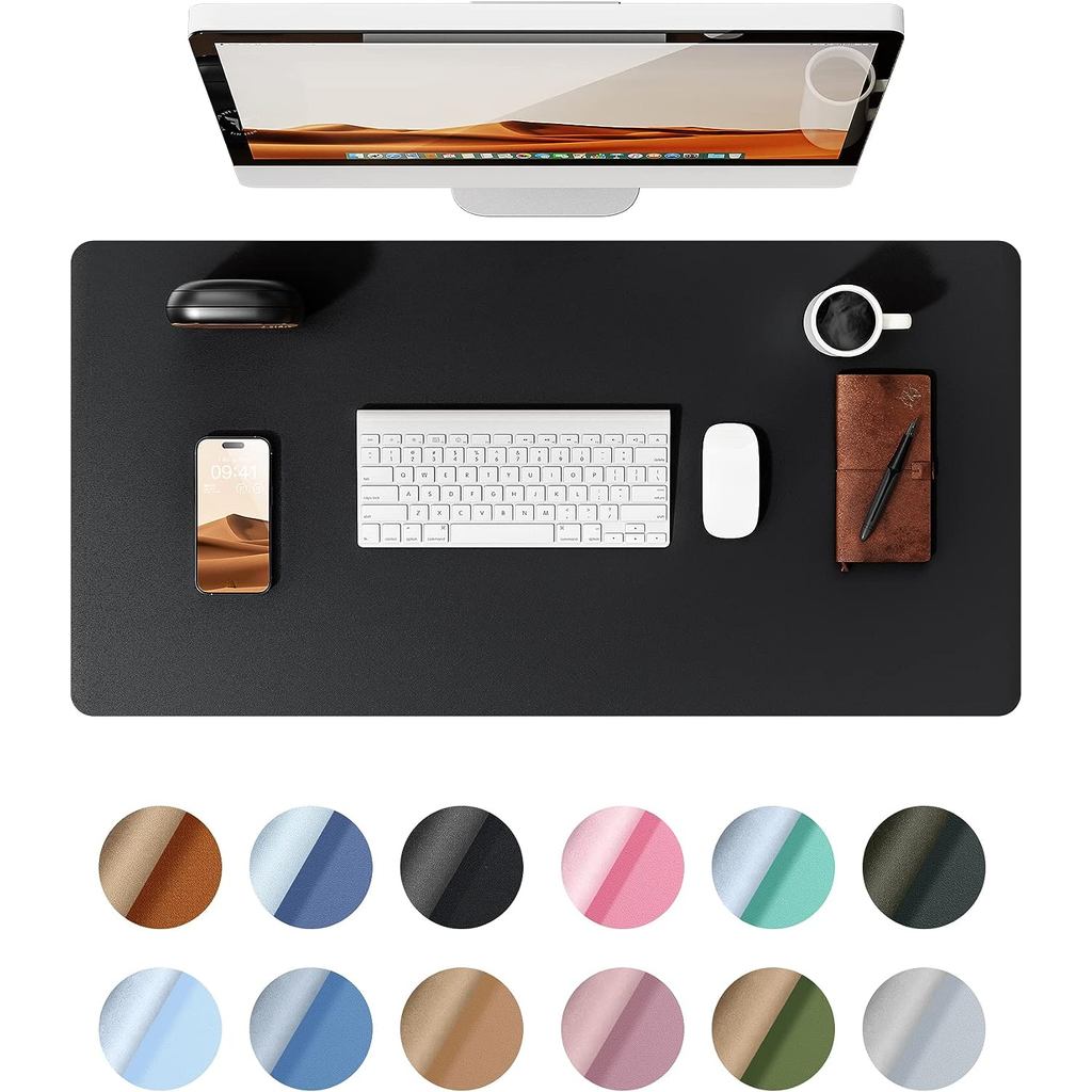 Desk Pad Protector, Office Desk Mat, Large Mouse Pad, Waterproof Non-Slip Pu Desk Blotter For Office