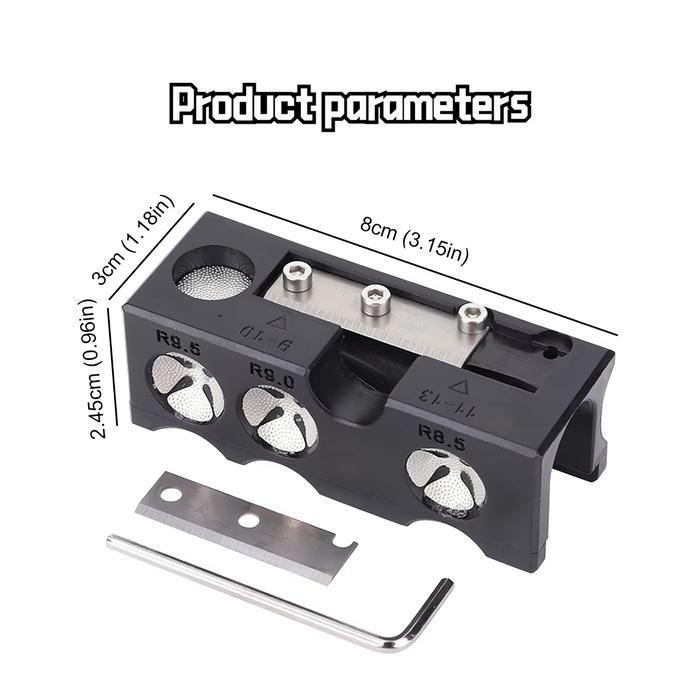 ORIGINAL 10 in1 Alat Reparasi Stick Billiard Cue Tip Shaper Alat Reparasi Stick Billiard Stik Spp /