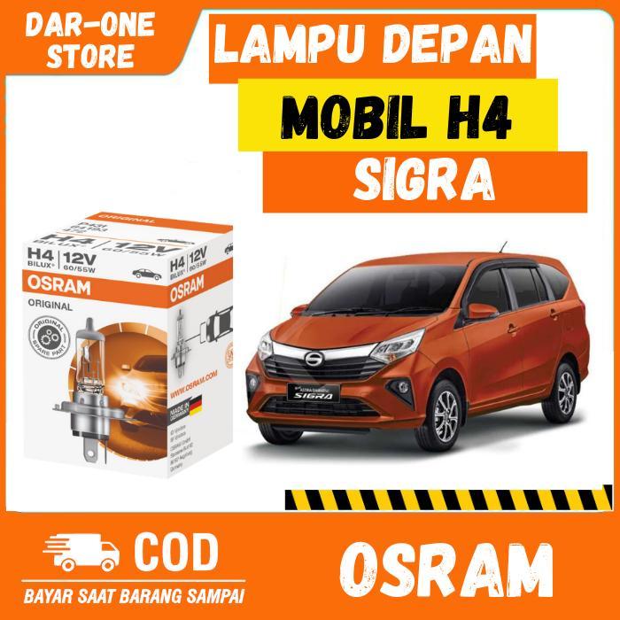 LAMPU DEPAN MOBIL H4 DAIHTSU SIGRA ORIGINAL OSRAM