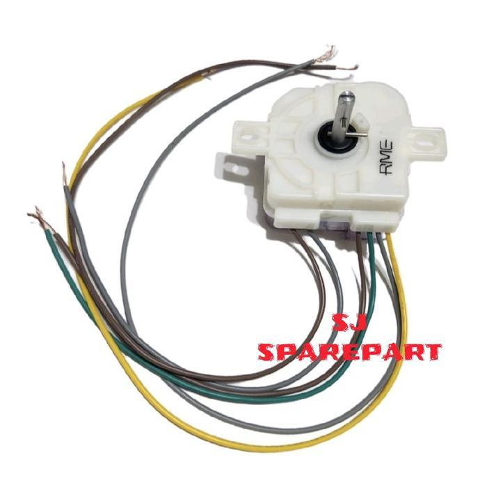 TIMER WASH 6 KABEL MESIN CUCI DENPOO 2 TABUNG - TIMER MESIN CUCI DENPOO 6 KABEL