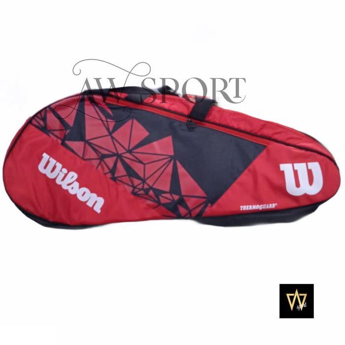 terlaris Tas Raket Tenis Wilson Thermo / Backpack / Tas Punggung 100% ori
