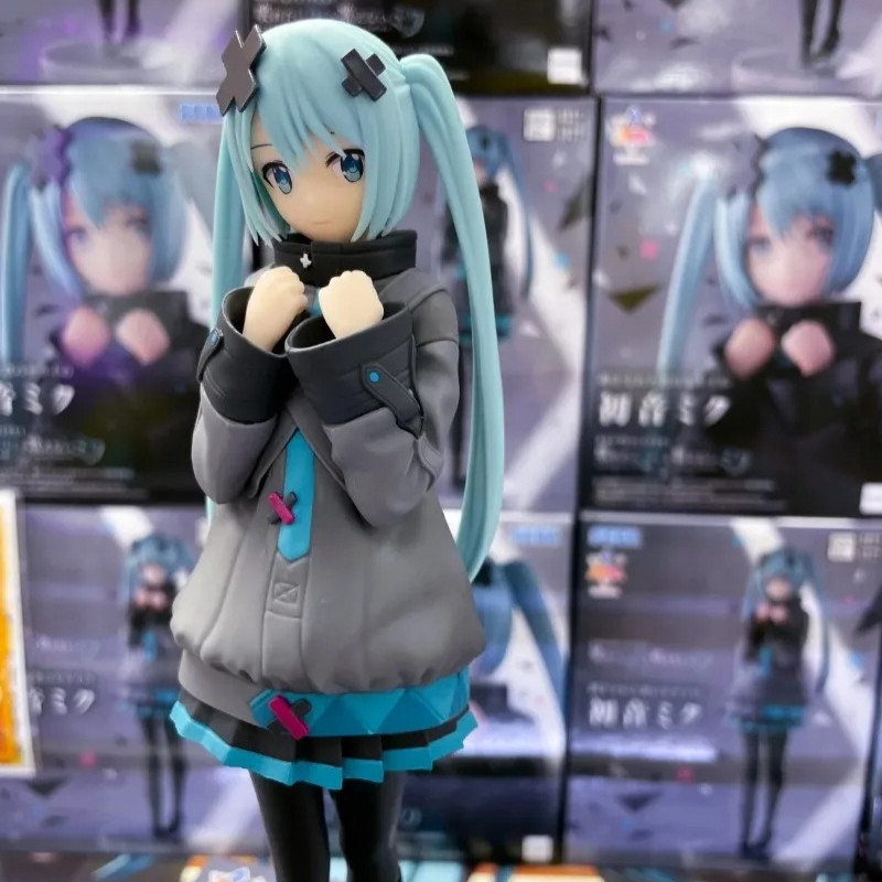 21cm Sexy Girl Hatsune Miku Anime Figure Fashion Subclture Miku Action Figure Christmas Gift PVC
