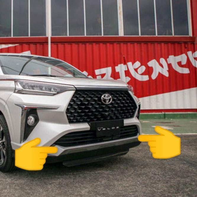 Cover spoiler moulding bemper depan bawah avanza veloz 2022 original