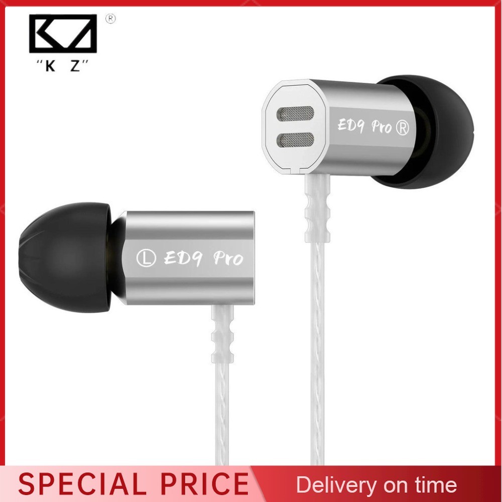 KZ ED9 PRO ED9PRO In Ear Earphones Semi-Open Large Soundstsge Dynamic Driver Bass Music Headset HIFI