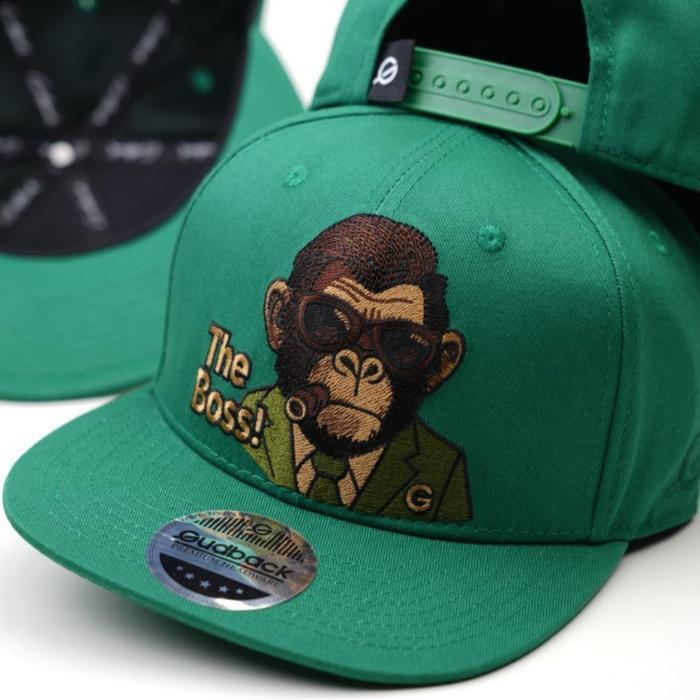 Ready Topi Snapback Original Gudback Thee Boss Hijau