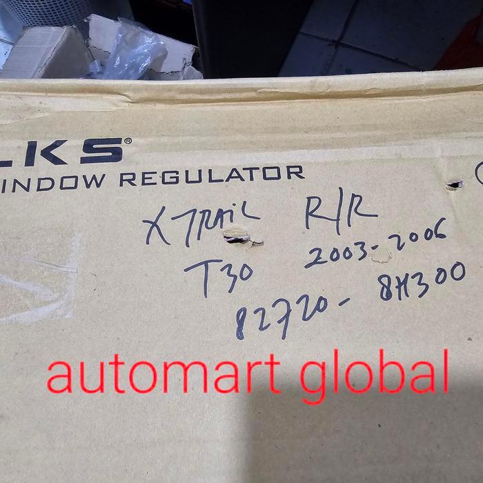 Regulator Window Pesawat Kaca Nissan Livina Xtrail T30 Asli Parts
