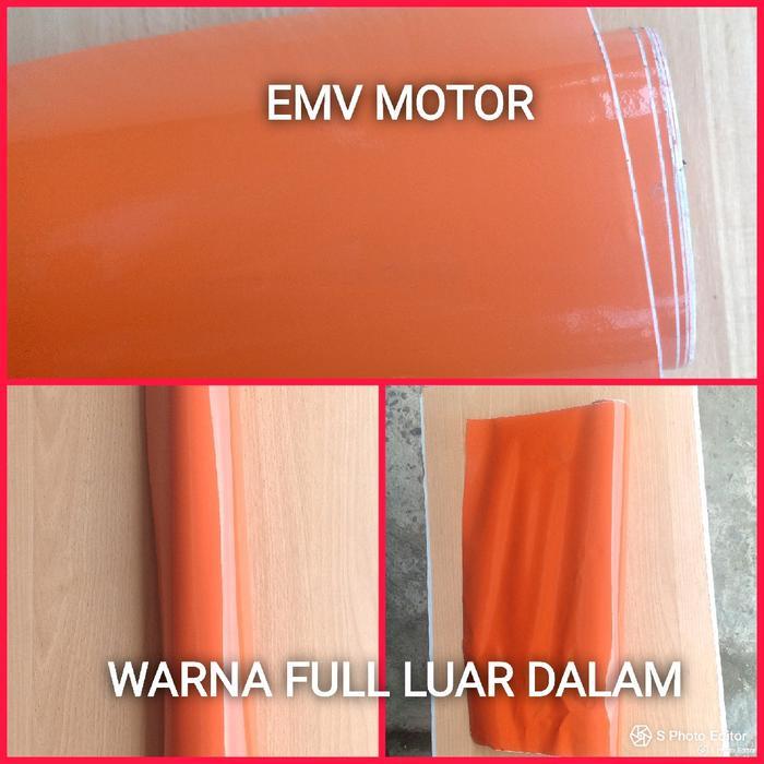skotlet waraping motor & mobil orange tua glossy