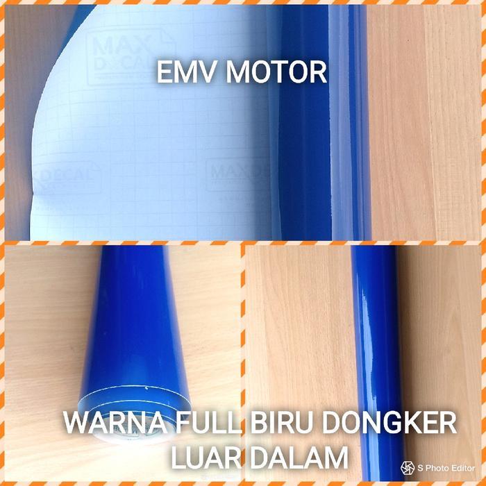 skotlet waraping motor,mobil,aquarium dll biru tua glossy